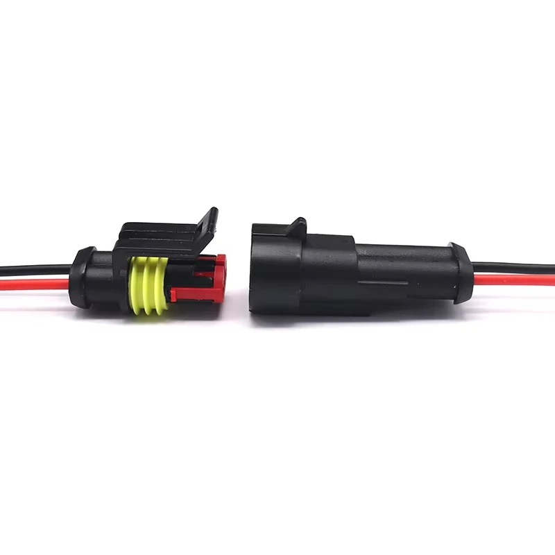 Wasserdichter Kfz-Steckverbinder 1 bis 6-polig, Buchse und Stecker, männlich und weiblich, für Kabel von Auto und Lkw, ideal für sichere Verbindungen, wasserfest, perfekt für Fahrzeuge, Motorräder, Boote und Elektropro – Detail 13