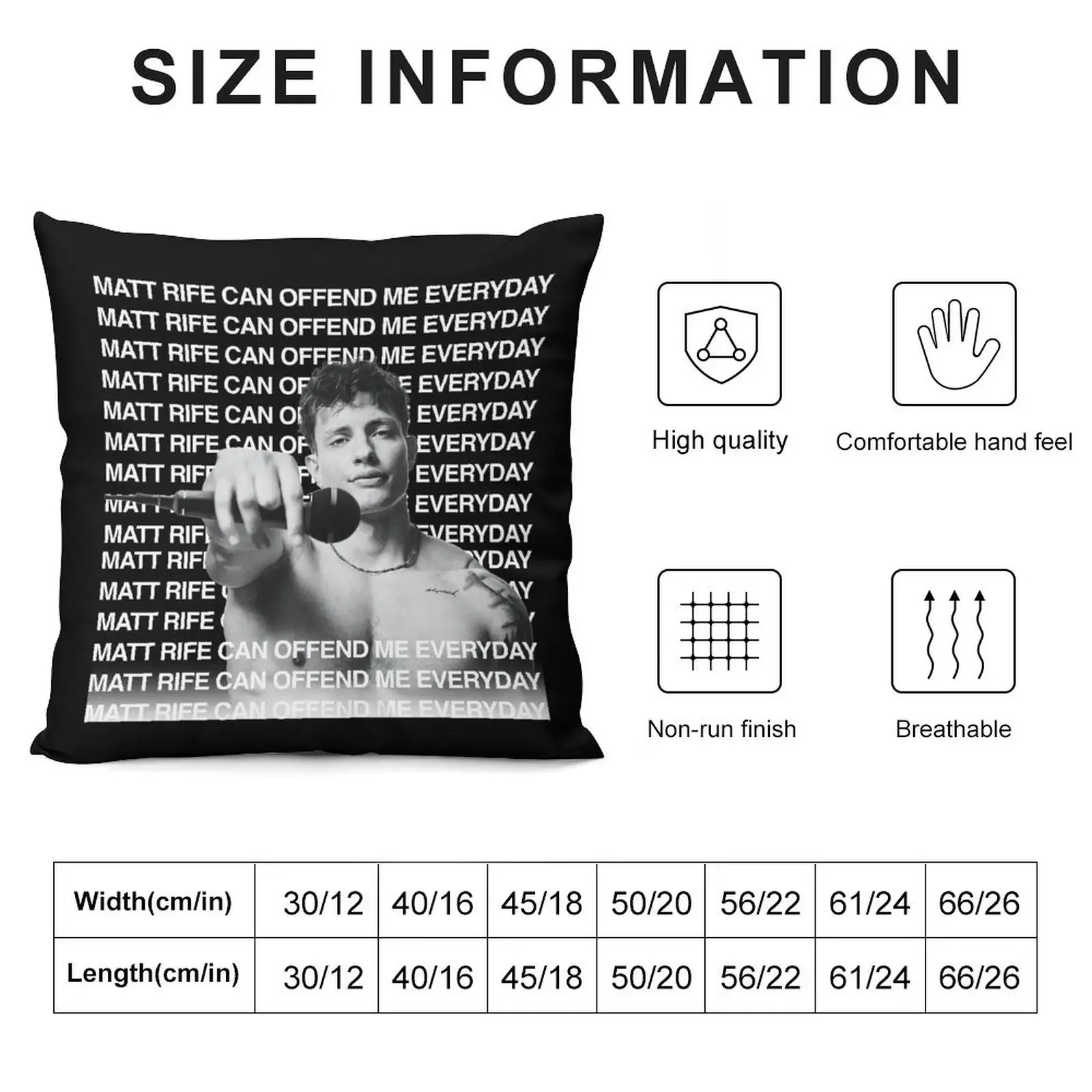 matt rife, matt rife tickets, age, tour, official, comedian Throw Pillow Sofa Decorative Covers Room decorating items pillow