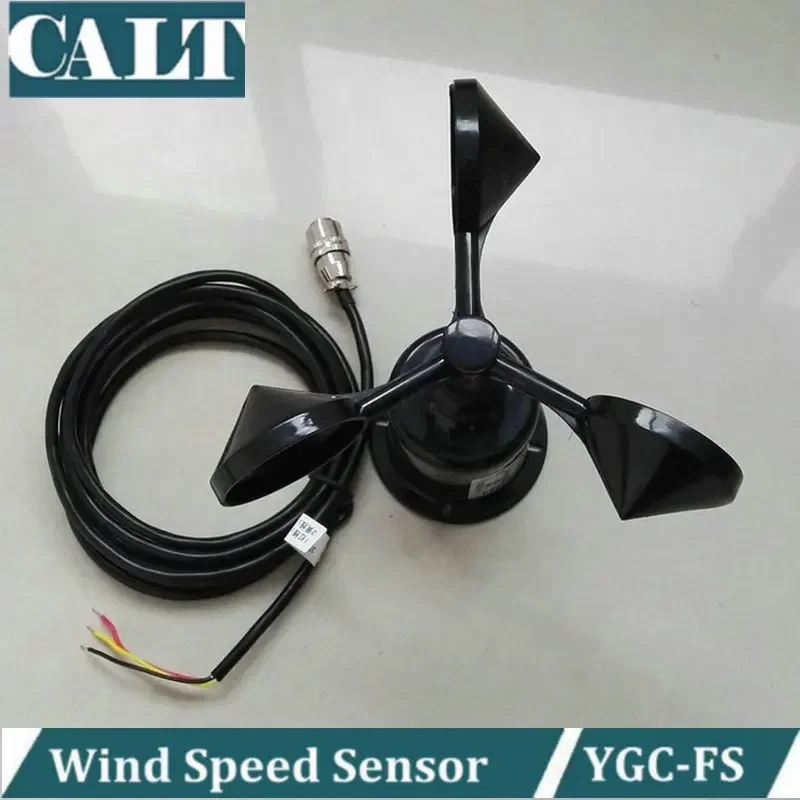 IN STOCK NEW CALT 3 Cups Anemometer 12V 4~20mA Wind Speed Meter