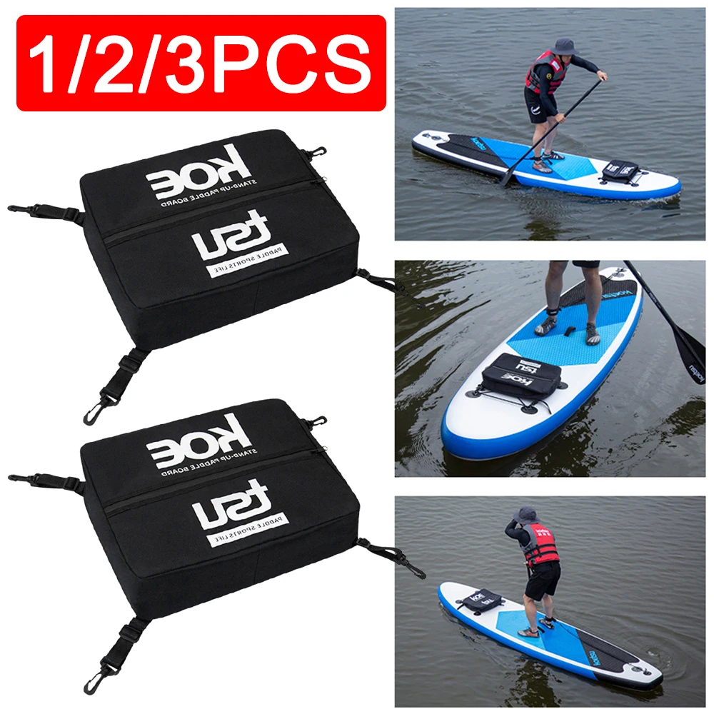 1/2/3Pcs Waterproof Deck Bag Paddle Board Bag Surf For Kayak Paddle Board Outdoor Surfing Accessories With Adjustable And Fixed