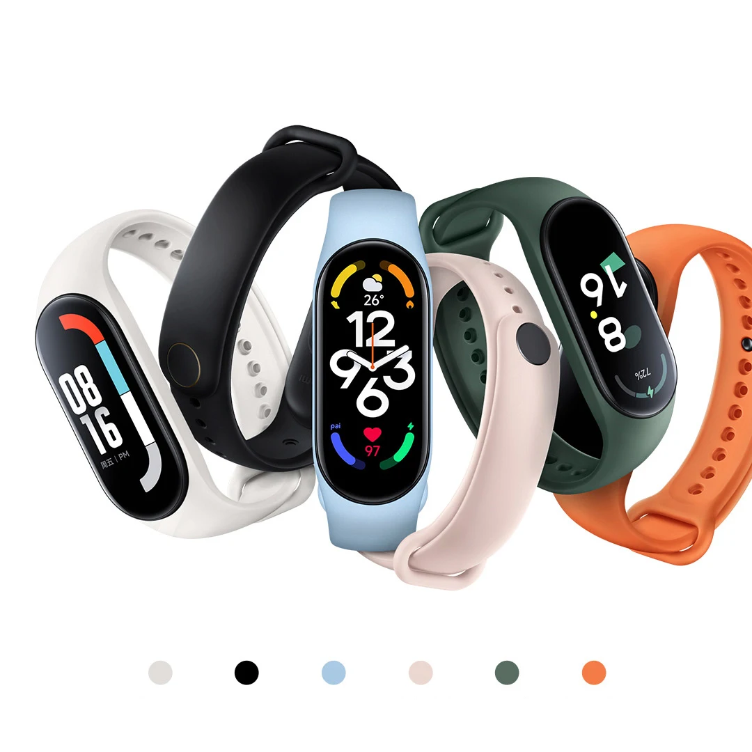 Xiaomi Mi Band 7 Phiên Bản Toàn Cầu Thông Minh Thể Thao Ban Nhạc Năm 1.62 "AMOLED Sạc Từ Tính 120 Chế Độ Tập Luyện Oxy Trong Máu Giám Sát