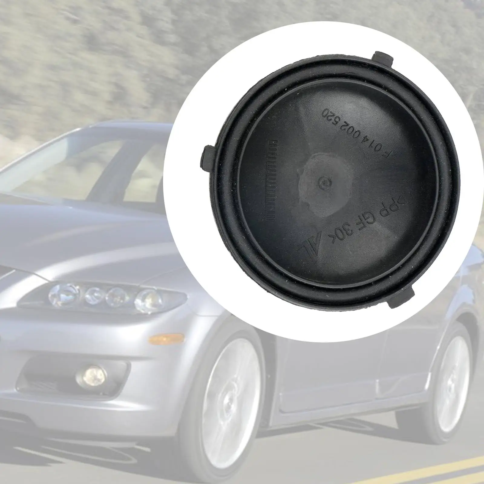 Automotive Headlamp Assembly Dust Cap Cover ABS Plastic Seal Dust Guard Lighting Accessories for Mazda 6 GJ6R-51-0A1