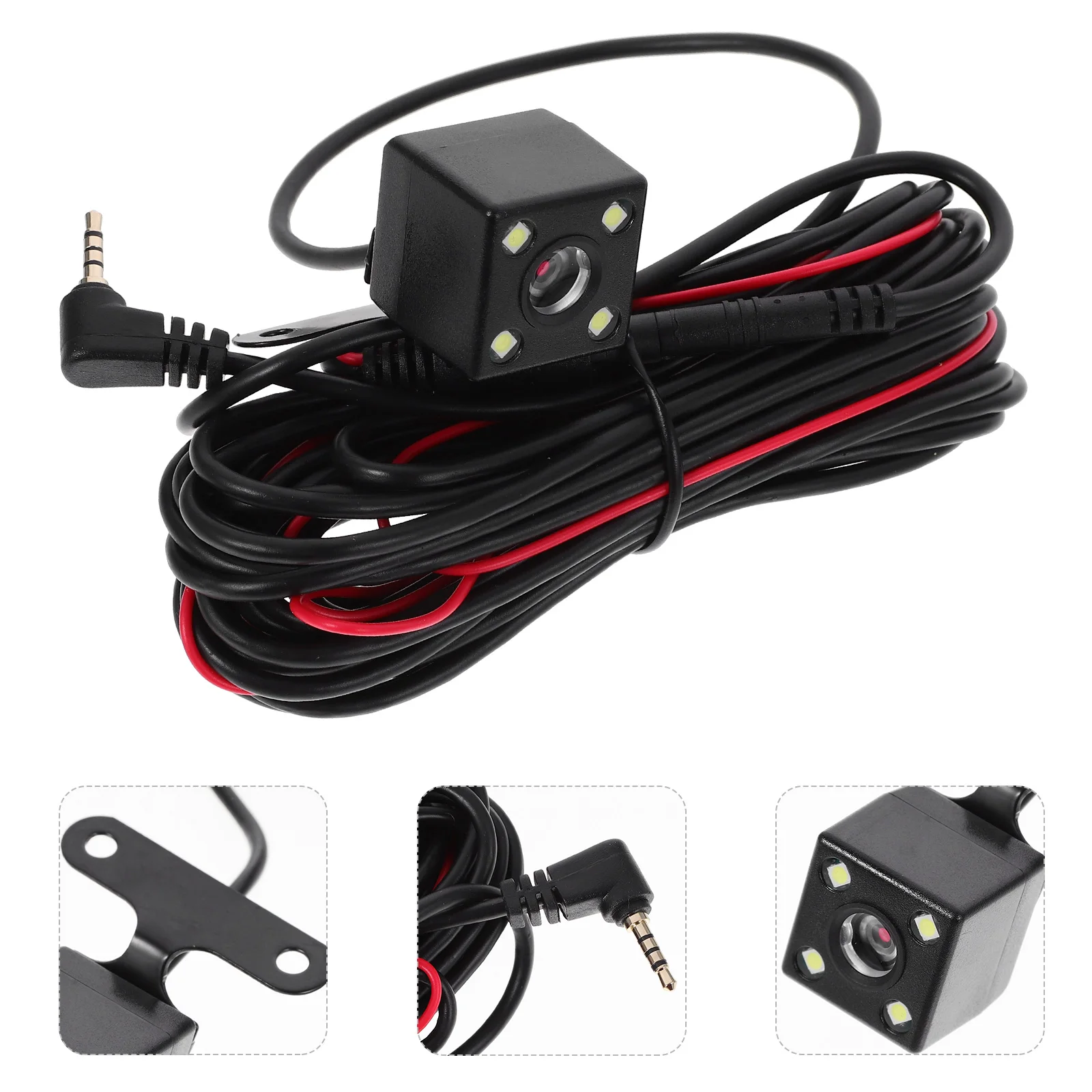 

Rear for Backup Dash Cam Reverse Parking Monitor 5 Pin HD Recorder Truck Rearview Mirror Car Rearview Camera Parking for car