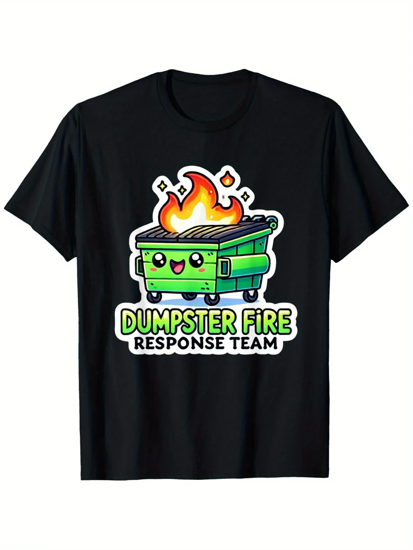 Dumpster Fire Response Team Funny Meme T-Shirt