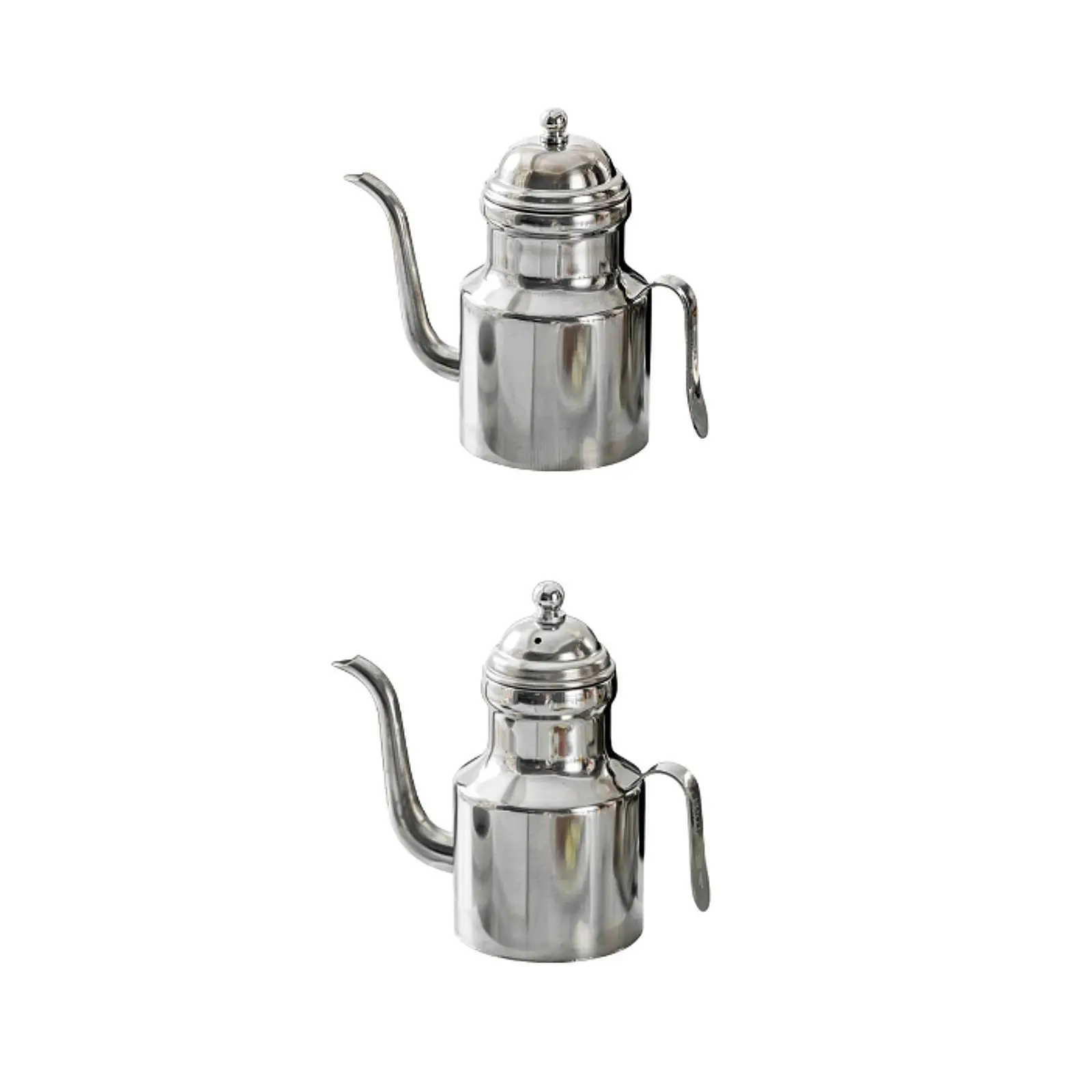 Oil Dispenser Stainless Steel Olive Oil Pot Restaurants Rustproof Easy Clean Kitchen Oil Container Vinegar Dispenser Oil Bottle