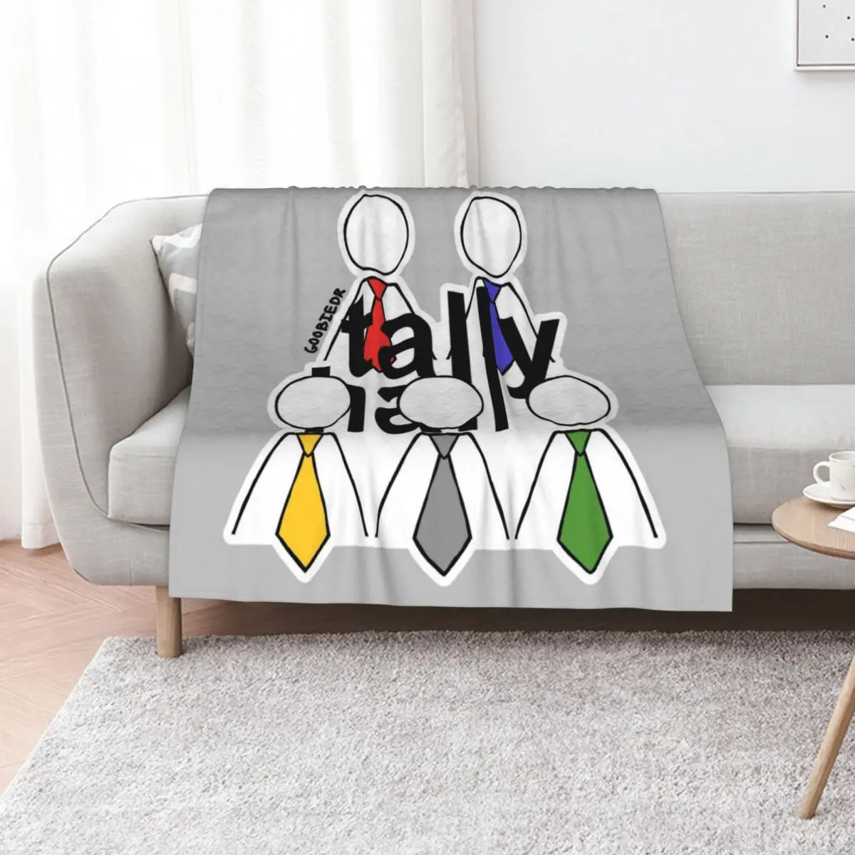 

Tally Hall Logo Throw Blanket Thermals For Travel Retros Nap wednesday Blankets