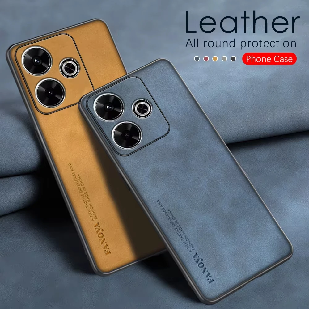 For Oppo Realme Note 50 Gt Neo 6 2 5 Pro Se C55 C53 5g Luxury Sheepskin Leather Case Realme Note50 Neo6 Neo5 Back Cover Gt6 Gt5