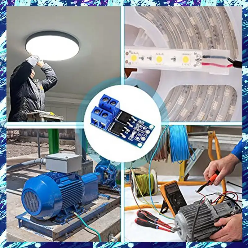 CEA 30PCS MOSFET Drive Module DC 5V-36V 15A(Max 30A) 400W Dual High-Power 0-20Khz PWM DC Motor Speed Controller