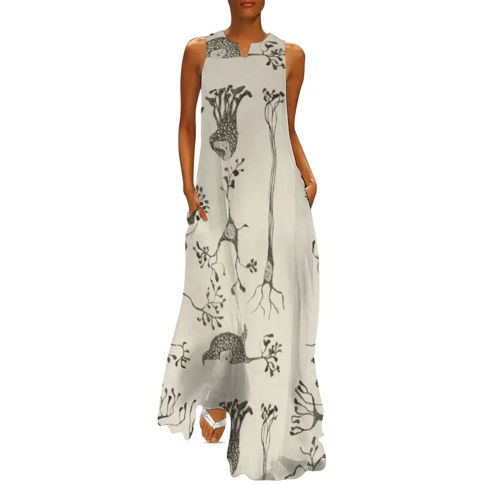 

Vintage Neuron Cells Long Dress dresses summer elegant dresses for women Women's summer dress elegant women's dresses sale Dress