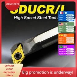 H08K-SDUCR07 H10K-SDUCR07 H12M-SDUCR07 H16Q-SDUCR07 High speed steel turning tool -SDUCR Bar Turning Holder Cutter Bar CNC Lathe