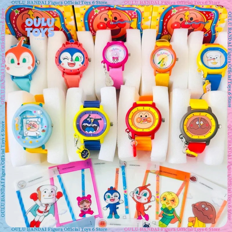   재고 있음 오리지널 안판만 시계 블라인드 박스 트렌디한 어린이 만화 시계 장식품 애니메이션 장난감 주변기기 생일 선물 장난감