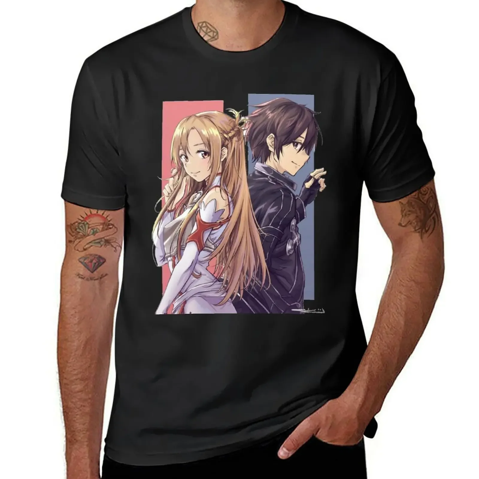 Asuna T-Shirt graphic shirts baggy shirts graphics T-shirts for men cotton