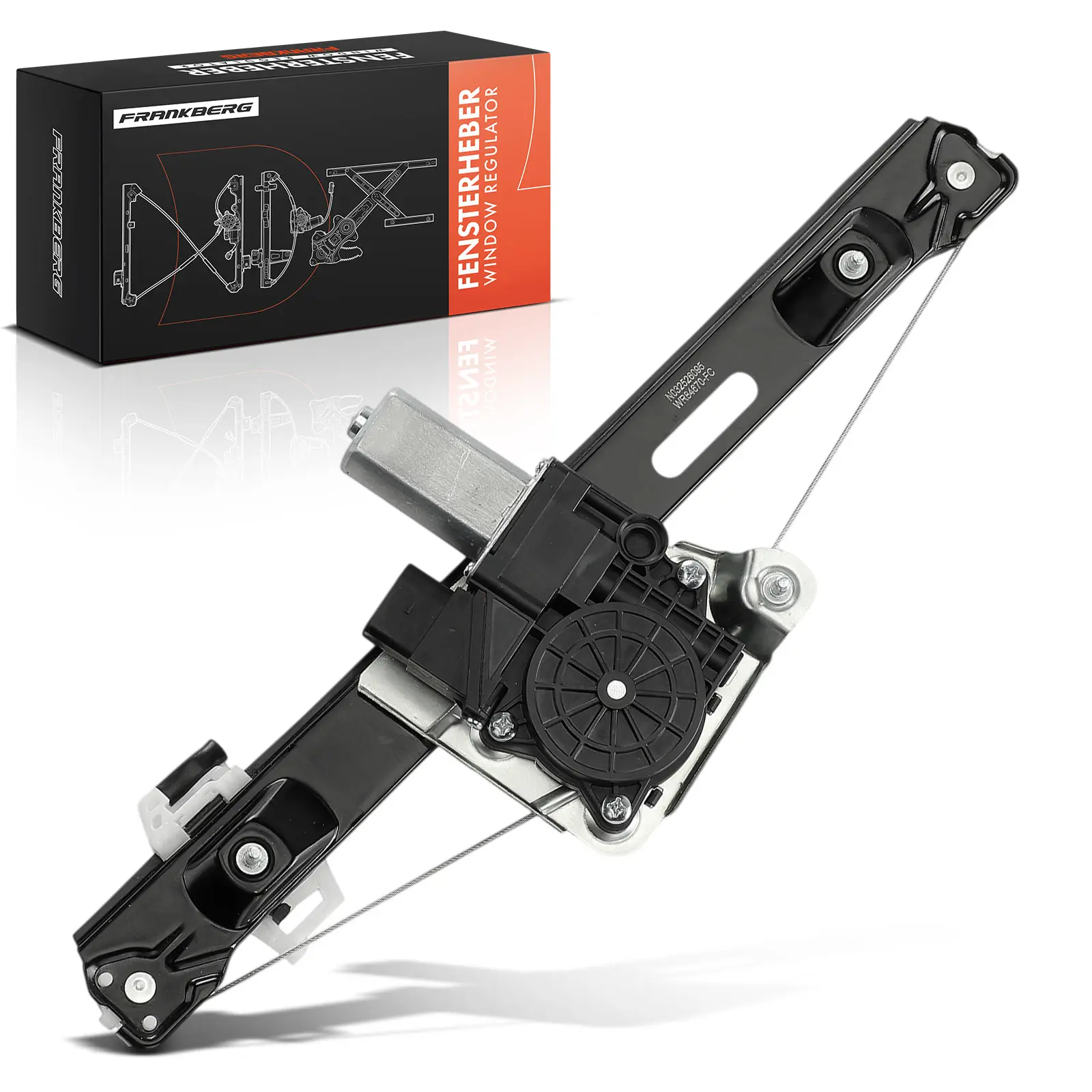 Frankberg 1x Raammechanisme linksachter voor BMW 1 Serie E87 2004–2011 51357138467
