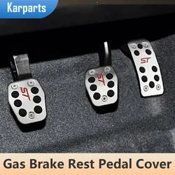 Car Accelerator Brake Rest Pedal Cover for Ford Focus 2 3 4 MK2 MK3 MK4 RS ST 2005-2020 Kuga Escape 2005-2017 Accessories