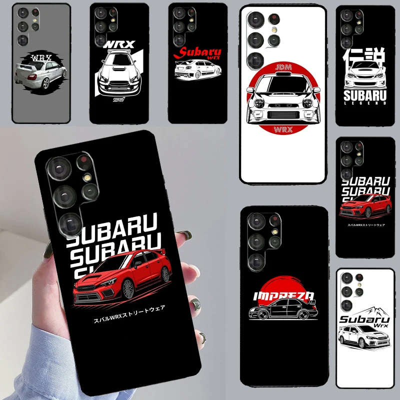 WRX Racing Car Cover For Samsung Galaxy S20 FE S21 S22 Ultra Note 20 Note 10 S8 S9 S10 Plus Phone Case