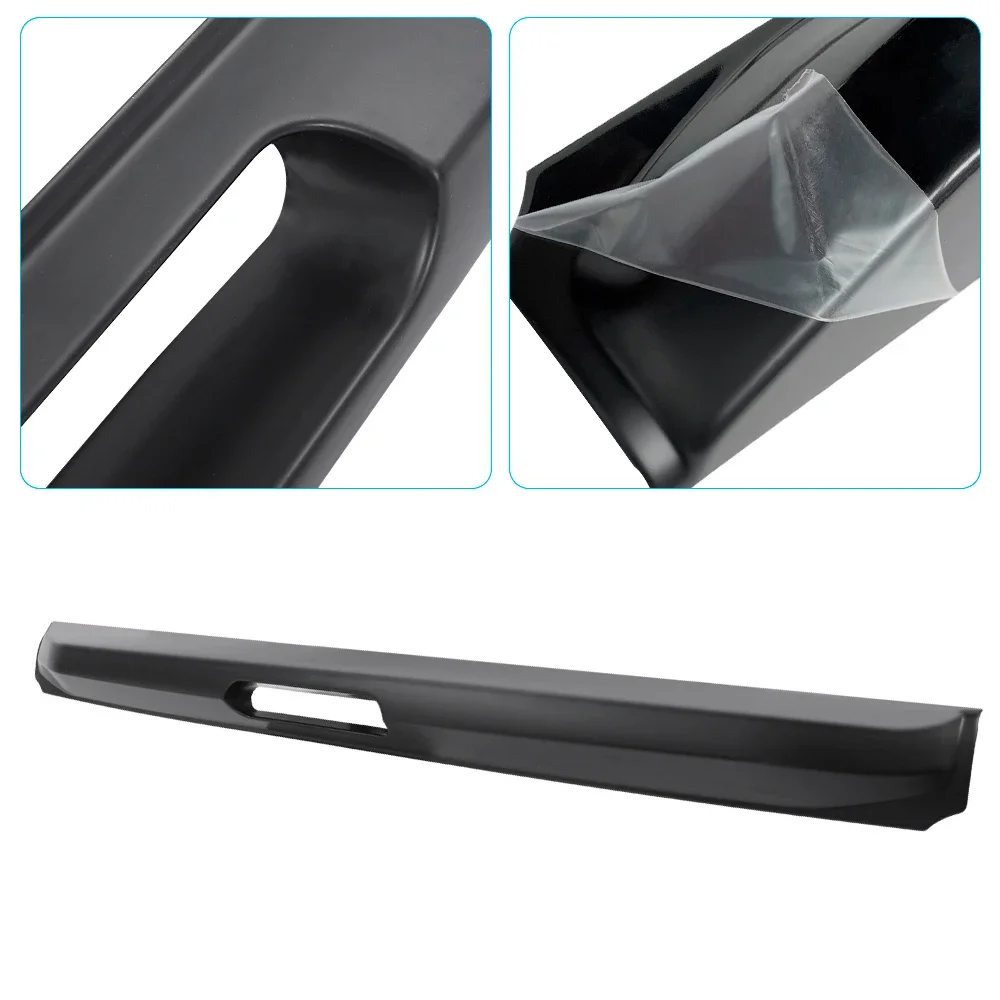 Tailgate Cover Spoiler Rear Rail Cap for Mitsubishi Trion L200 MK5 2015-2018 Matte Black Rear Bed Protector Auto Car Styling