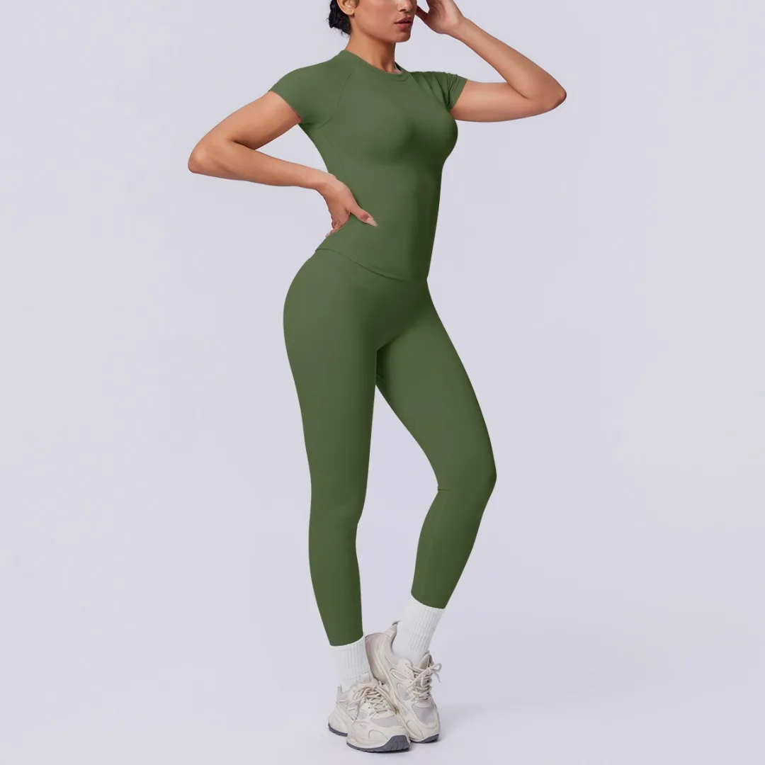seamless-women's-yoga-suit-high-waist-hip-lift-tights-t-shirt-sports-fitness-suit-running-casual-workout-gym-leggings-yoga-set