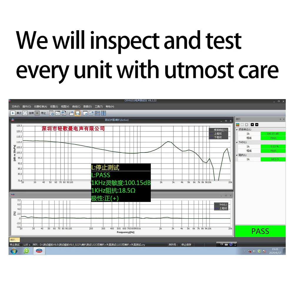 وحدة سماعة الرأس QIGOM 816A زوج واحد، 8 مم 18Ω 100dB، وحدة سماعة الرأس PU فيلم معدني مركب لوحدة سماعة الرأس HIFI داخل الأذن #5