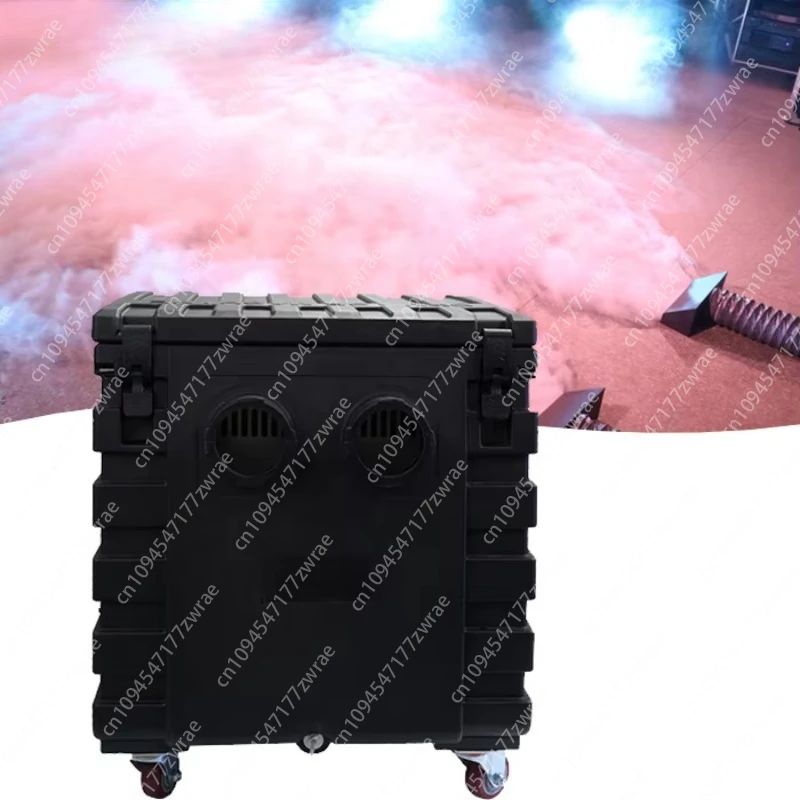 6000W Dry Ice Fog Machine DMX 512 Remote Control Low Smoke Machine Wedding Party Club