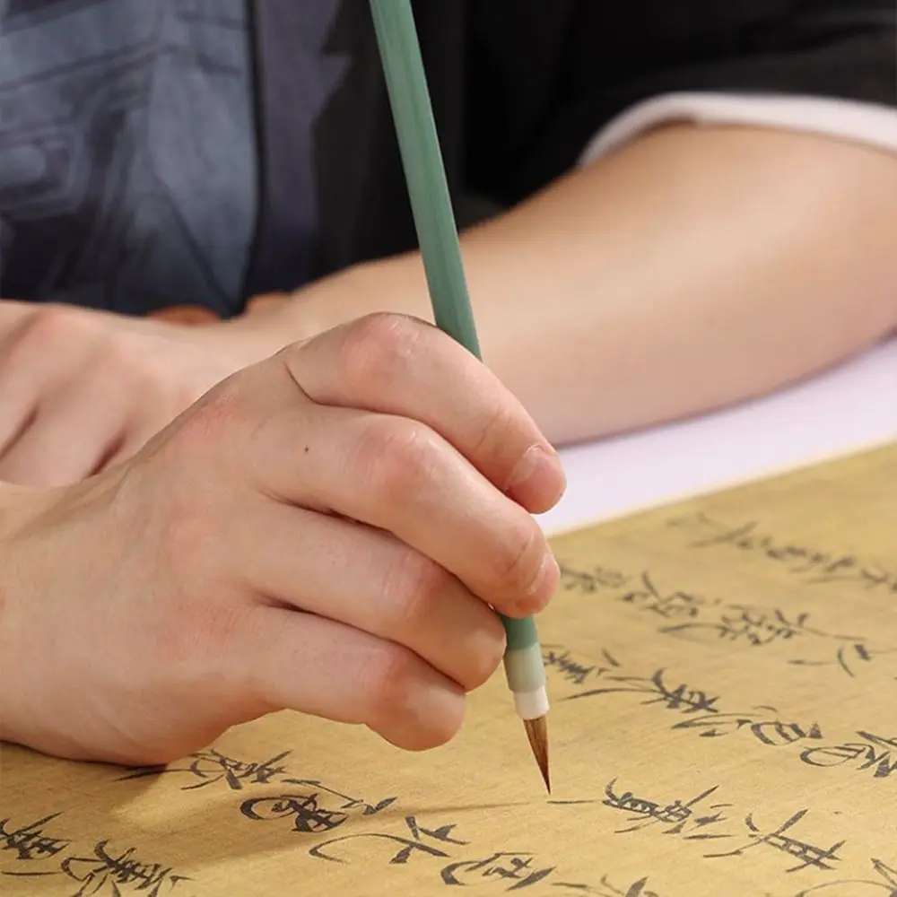 

Chinese Brushes Hook Line Fine Paint Brush Crisperding Wolf Hair Chinese Calligraphy Brush Arcylic Slender Gold