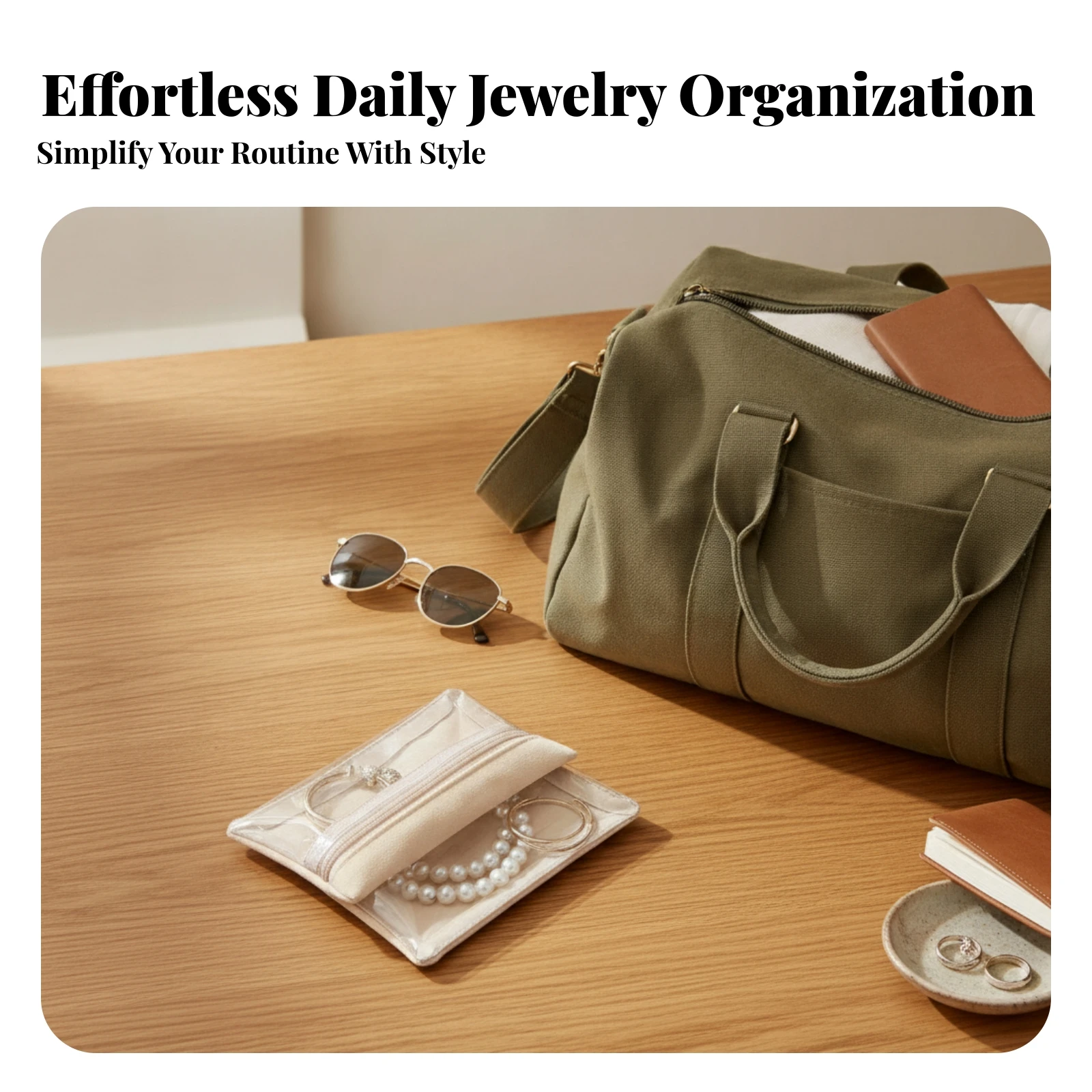 12 Pieces Jewelry Pouch with Clear Window Portable Velvet Pouch with Clear Window Earring Storage Bag Lightweight for Travelers