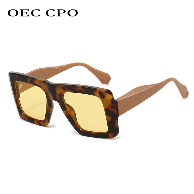 

OEC CPO New Fashion Square Sunglasses Women Brand Designer Gradient Lens Shades UV400 Sun Glasses Female Punk Men Eyewear