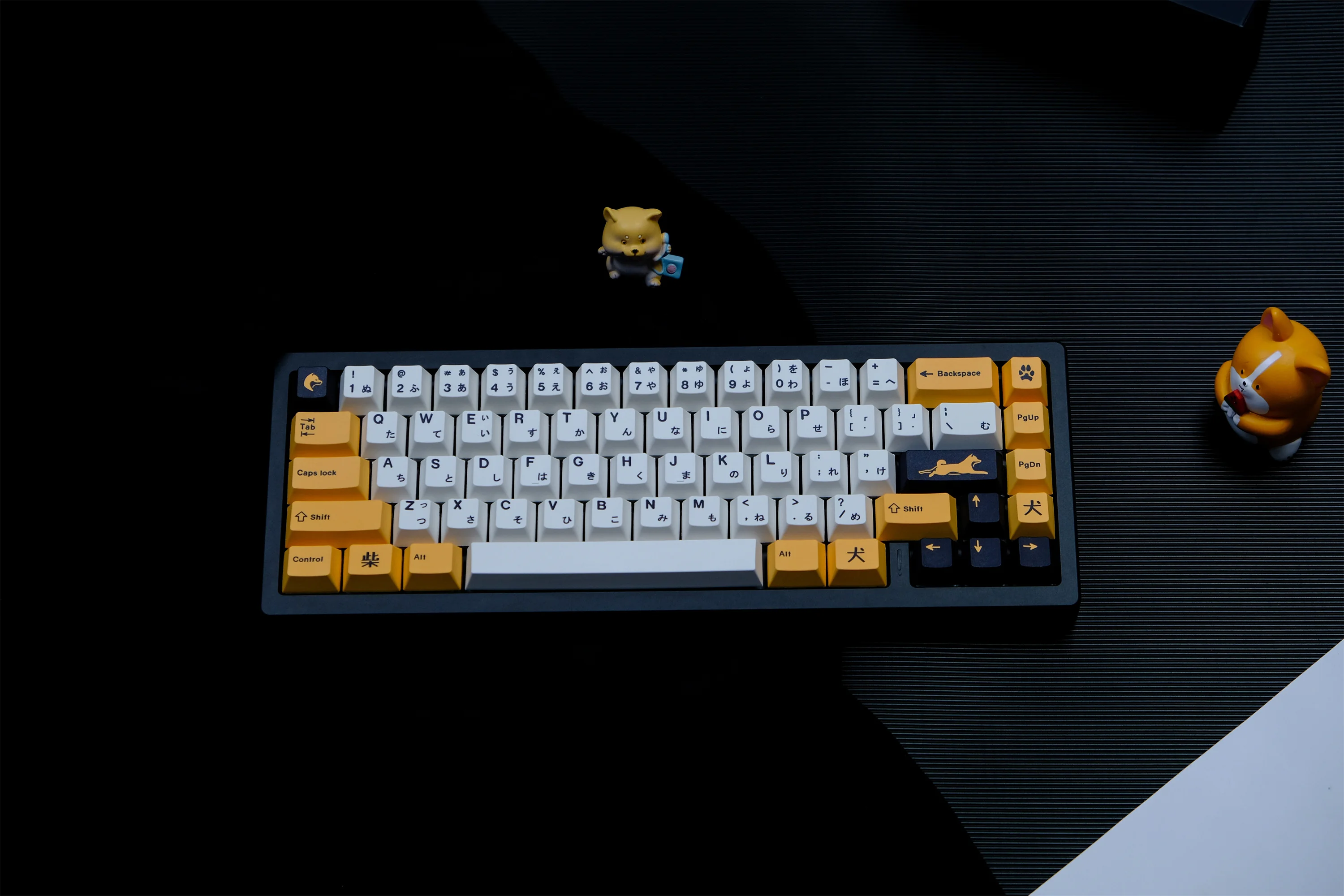 

GMK Shiba Inu Keycap, 129 Keys PBT Keycaps Cherry Profile DYE-SUB Personalized GMK Keycaps For Mechanical Keyboard