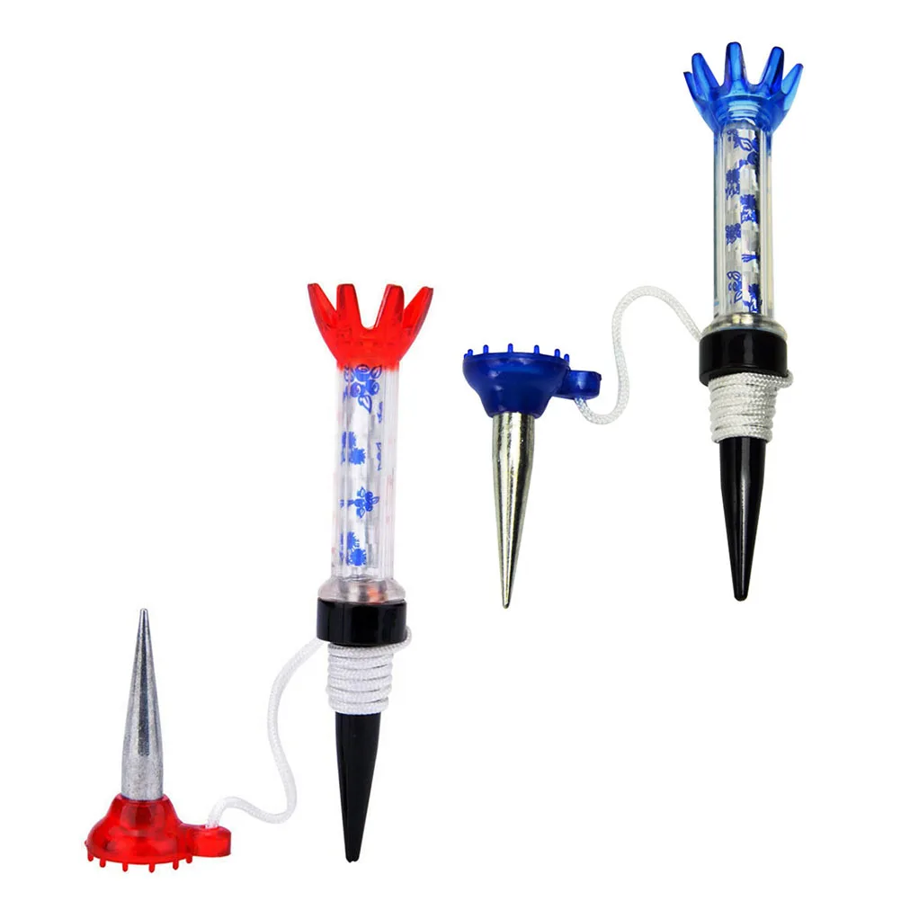 2Pcs Golf Ball Tees Plastic Premium Lightweight Golfing Supplies for Consistent Swing Practice Training Aid Equipment