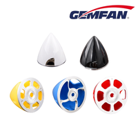 Spinner 38mm 45mm 51mm 57mm 63mm 70mm 75mm for RC Airplane DIY Parts Hobbies Accessories Aluminum base Plastic Spinner Gemfan