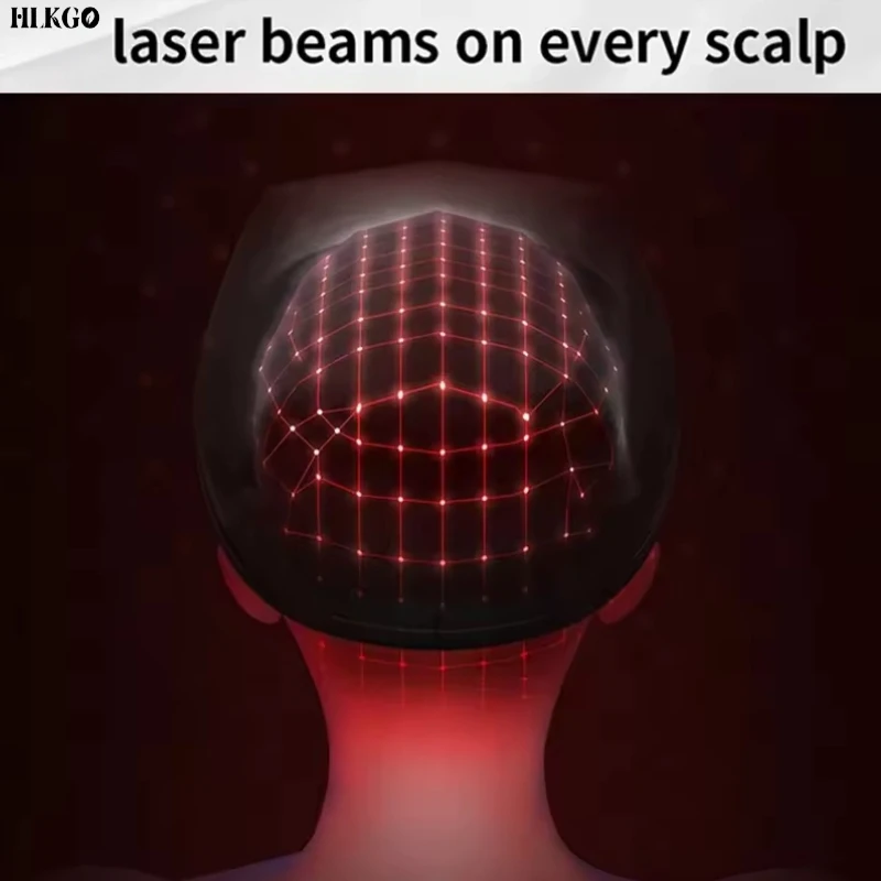 

Hair Growth Laser Cap for Repair Care Hair Laser Therapy Prevent Hair Loss Promote Hair Regrowth with 96 Laser Beads