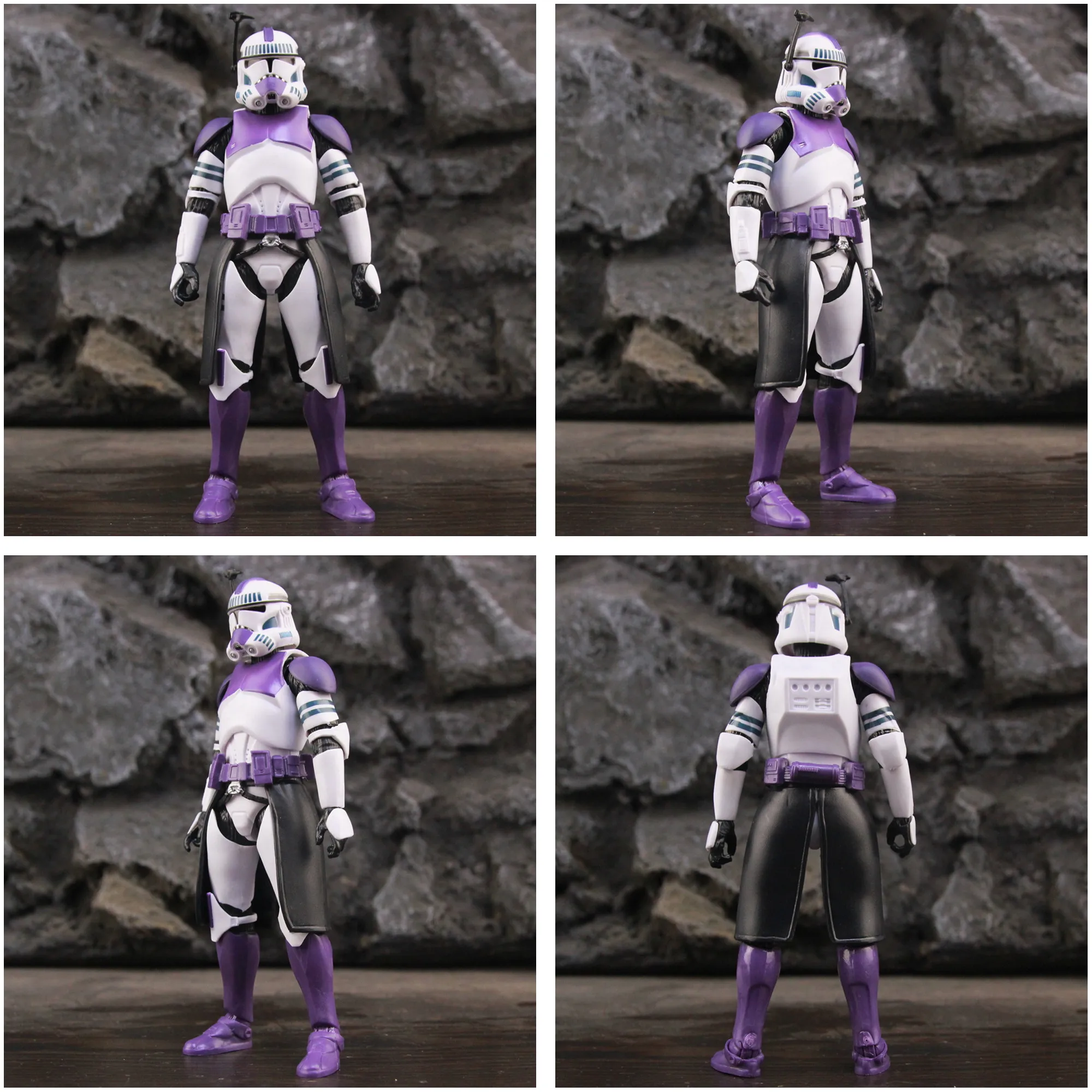 Новое тело 187-го легиона Purple Phase II P2 ARF Trooper Rocket Team Leader 6 дюймов Фигурка Mace Windu Republic Grand Army Clone