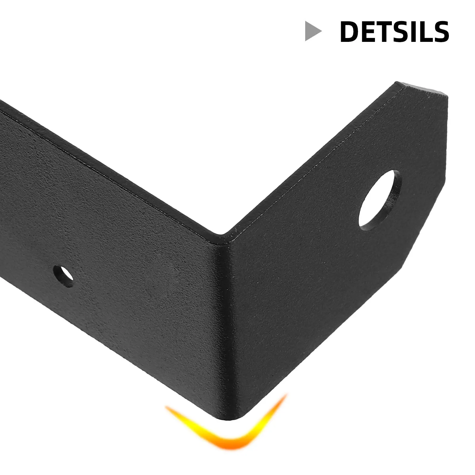 4Pcs Heavy Duty Metal Fence Post Bracket for Deck Railing Support Weather Resistant Square Tube Clamps Side Mount Anchor Base