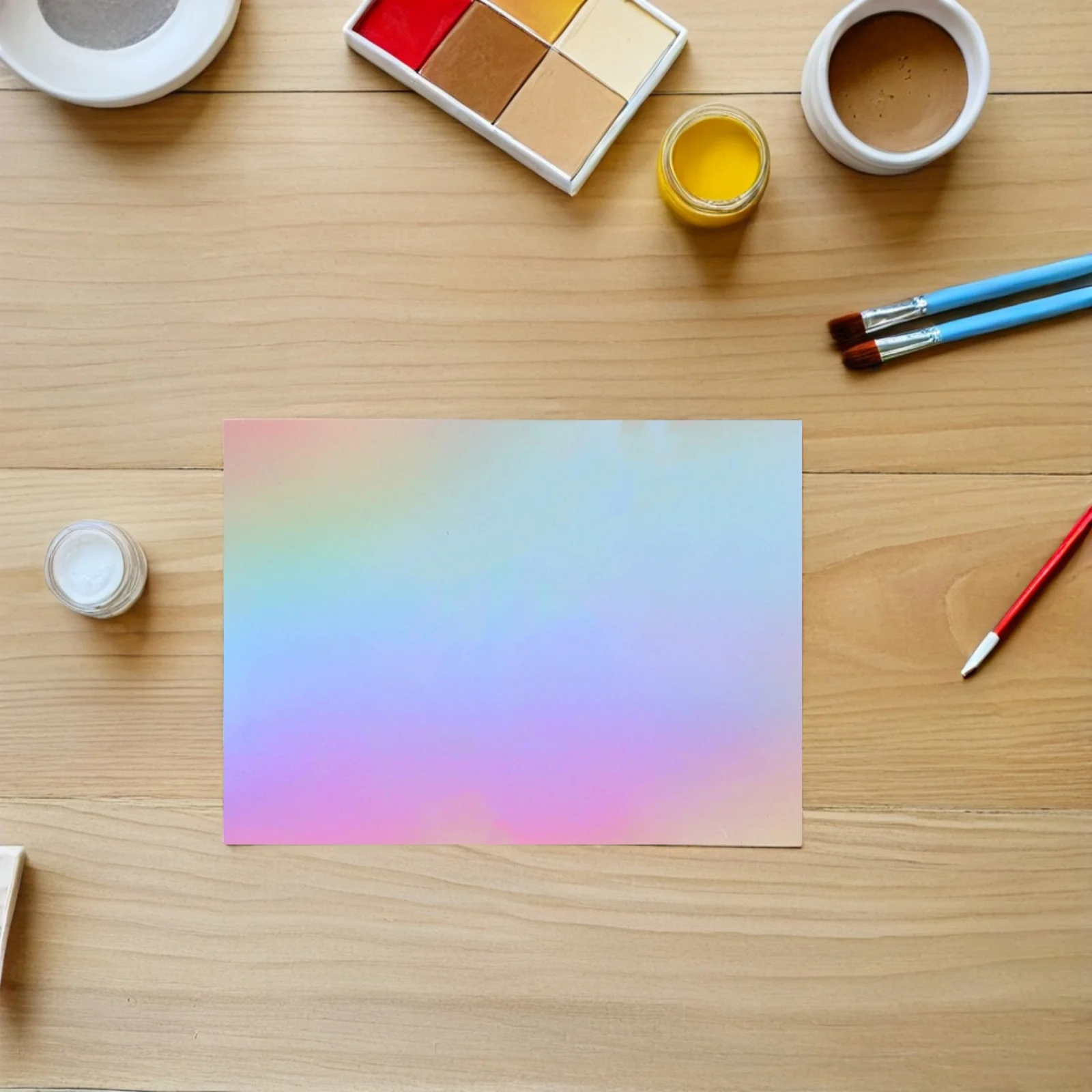 60 قطعة مرآة معدنية البطاقات ورقة قزحي الألوان المجسم احباط ورقة A4 DIY بها بنفسك الحرف بطاقة صنع سجل القصاصات لوازم