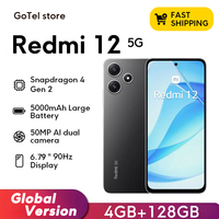 Xiaomi Redmi 12 5G Snapdragon 4 Gen2 SmartPhone 6.79 50MP Quad Camera Global Rom