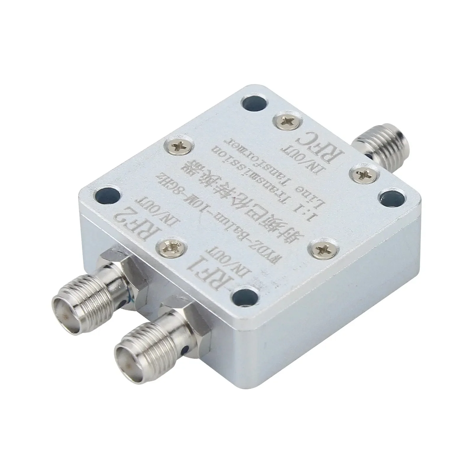Wishcolor WYDZ-Balun-10M-8GHz 1:1 Transmission Line Transformer RF Balun Transformer w/ SMA Female Connectors