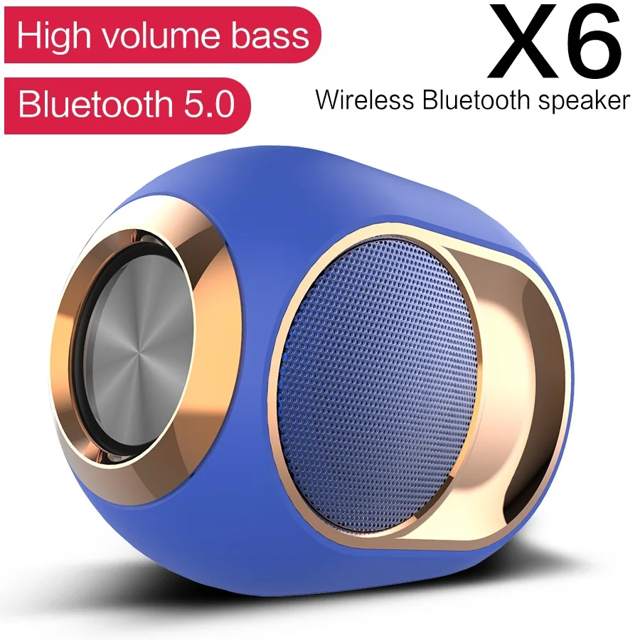 Уличный портативный беспроводной динамик Bluetooth-динамик TWS Стереодинамик 3D басовый динамик Hand Free Call Встроенный аккумулятор 1200 мАч