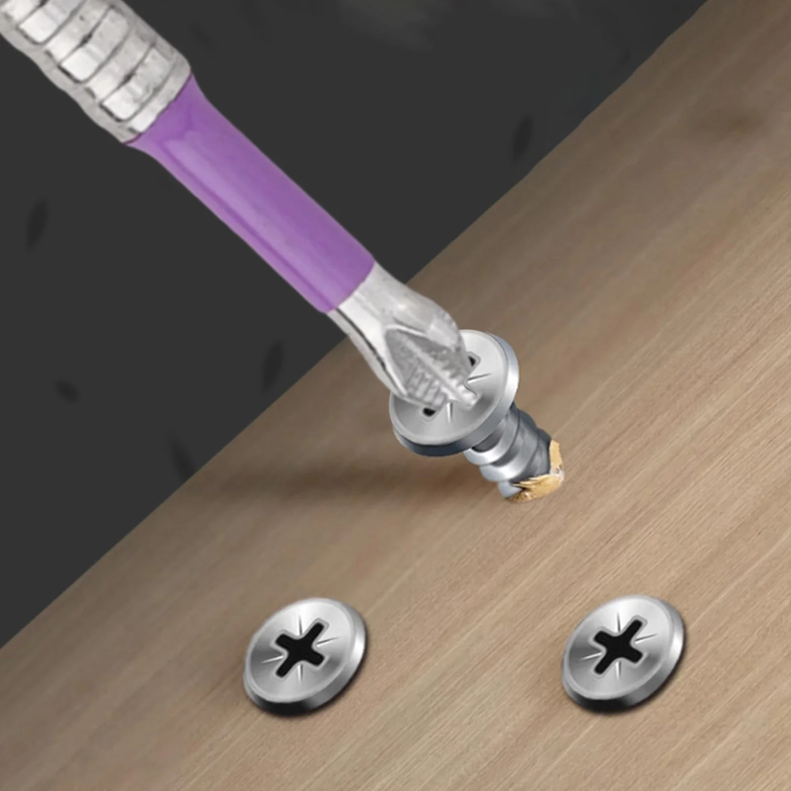 

62HRC Screwdriver Bits Cross Screwdriver Bits For Steel Plates Wear Resistance Enhanced Torque Absorption High Hardness 62HRC