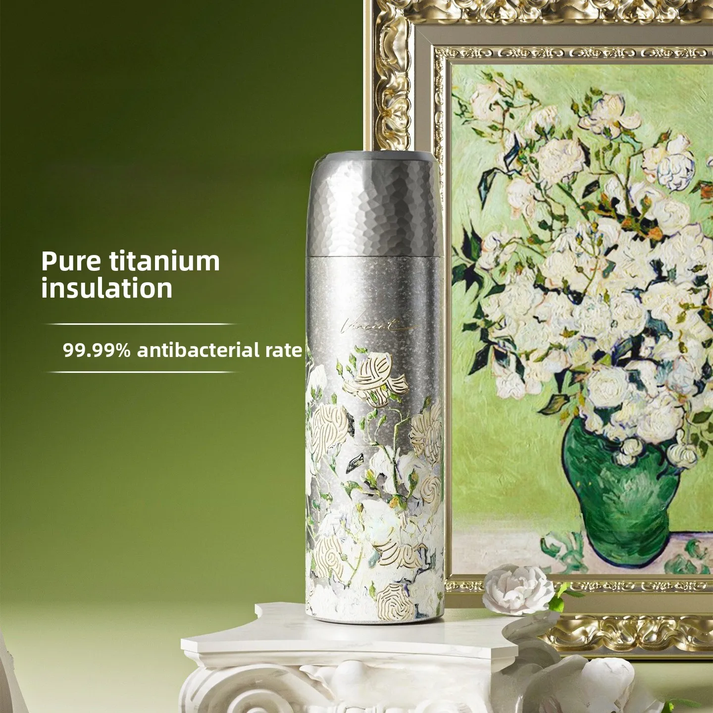 

New Pure Titanium Insulated Cup - Lightweight and Portable, Healthy and Nutritious Drinking Cup for Home and Outdoor Use