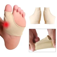 Chaussettes séparatrices d'orteils en silicone - Attelle réglable pour hallux valgus avec correcteur d'oignon et antidérapante, manchon orthopédique jour/nuit 4