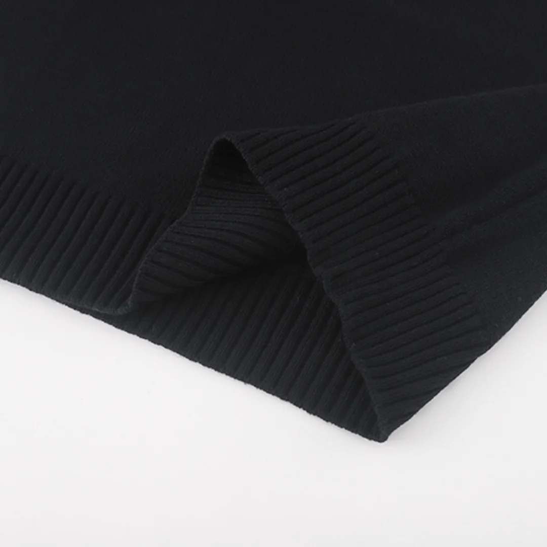 New autumn and winter letter cat print warm and fashionable sweater for both men and women, knitted top for couples