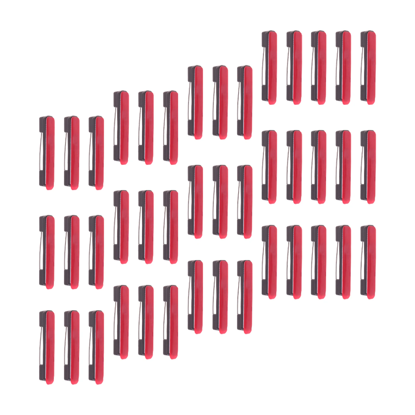 

60Pcs Plastic Safety Pin Self-Adhesive Badge Pin for Name Tags Id Holder Crafting DIY Ornament Restaurant Server Accessory