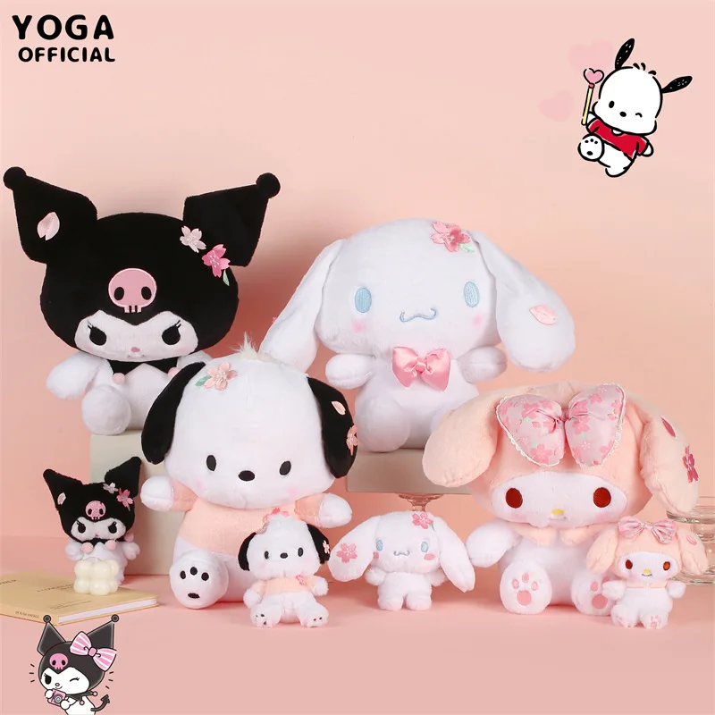 

Оригинальные плюшевые шары Sanrio из серии весенние цветущие вишни Kuromi Cinnamoroll