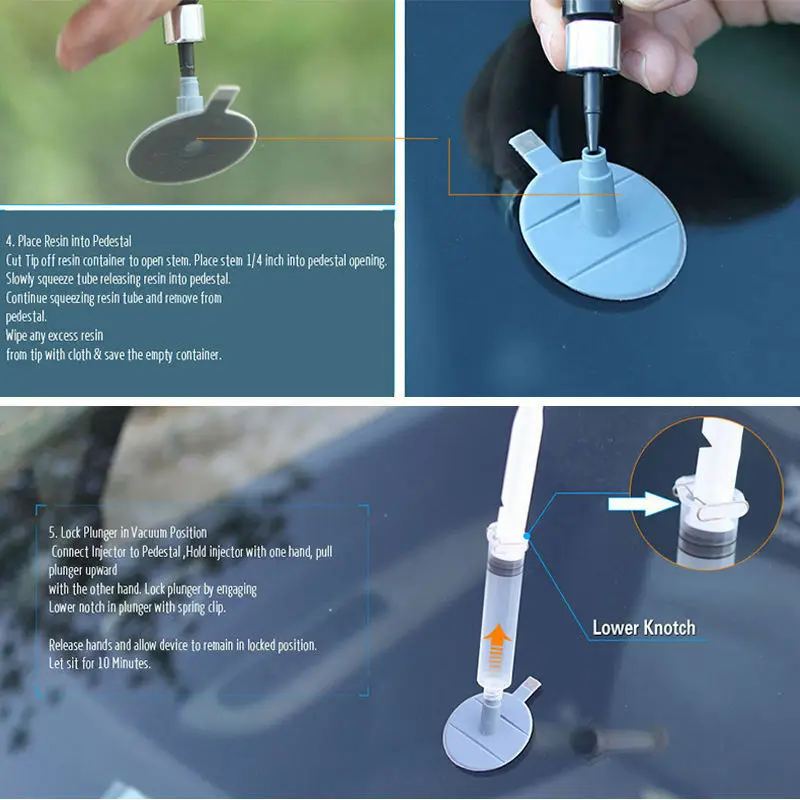 DIY التصميم زجاج سيارة إصلاح أدوات إصلاح الديكور بابية متصدع أداة الغراء DIY بها بنفسك الزجاج ملصق اكسسوارات السيارات السيارات