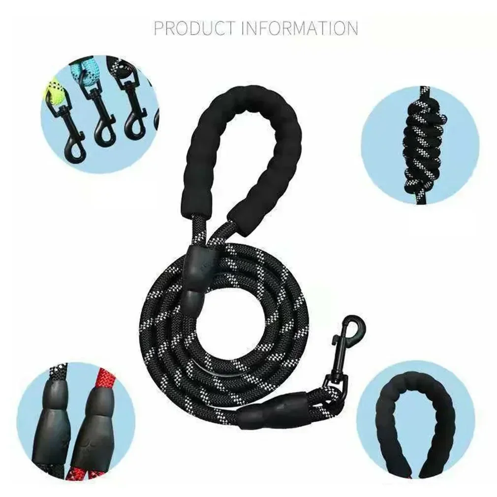 Strong Retriever Pull Dog Big Tow Drag Pet Large Golden Medium Reflective Small Leashes For 3