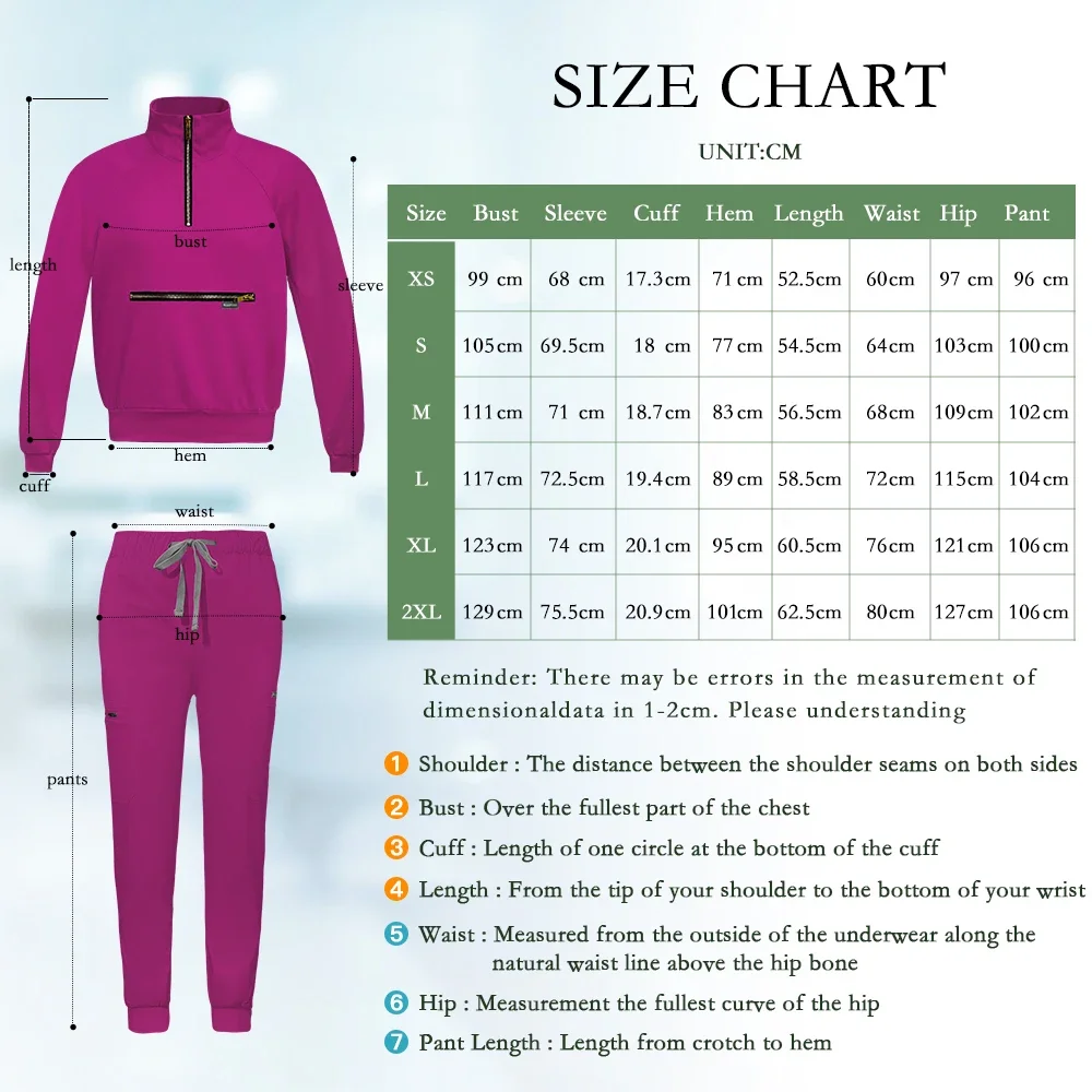 Surgical Uniforms Woman High Quality Doctor Nurse Work Uniforms Long Sleeved Top Breathable Outerwear Beauty Nursing Accessories