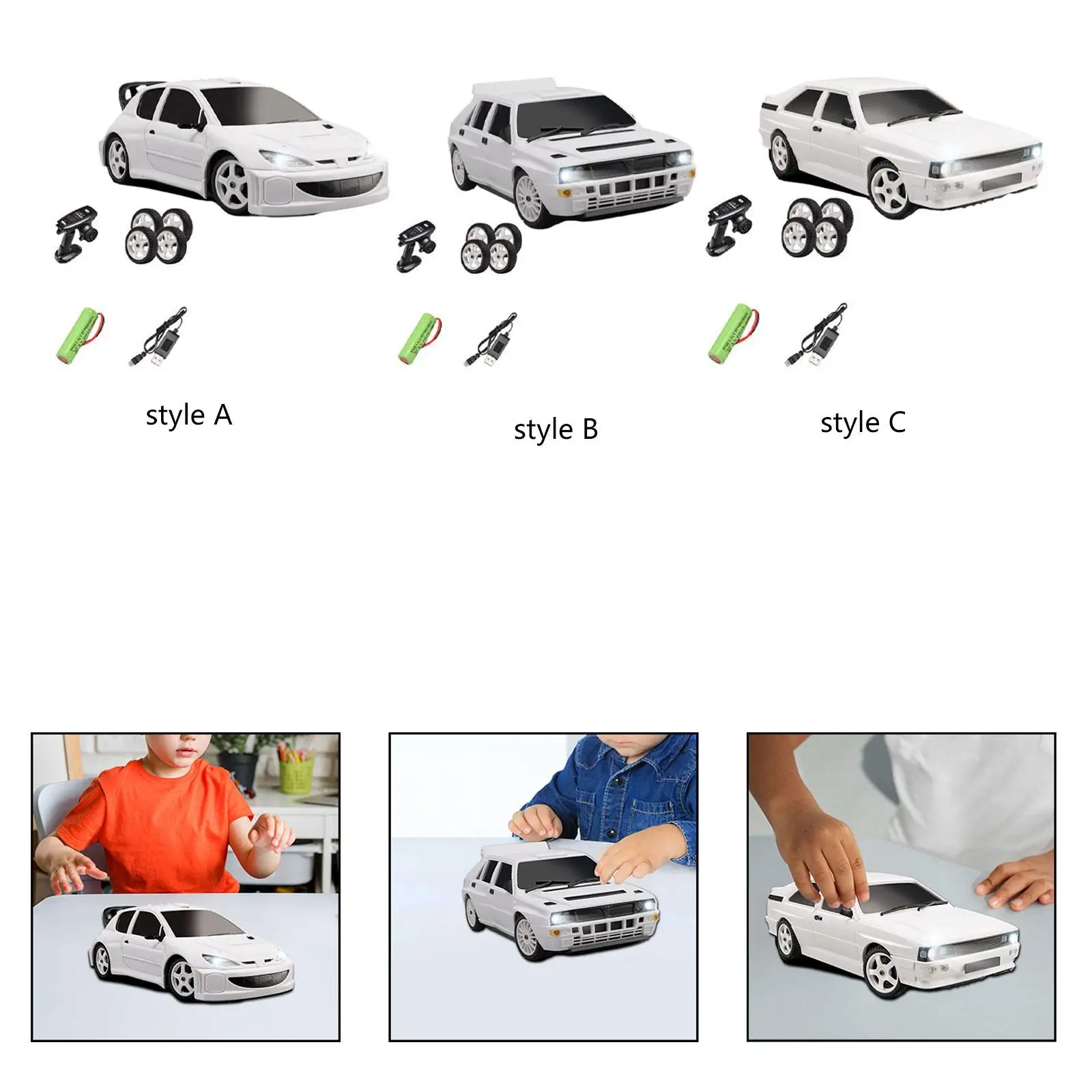 

RC Drifting Car 1/28 Scale Gift Remote Control Car for Children Kids Adults