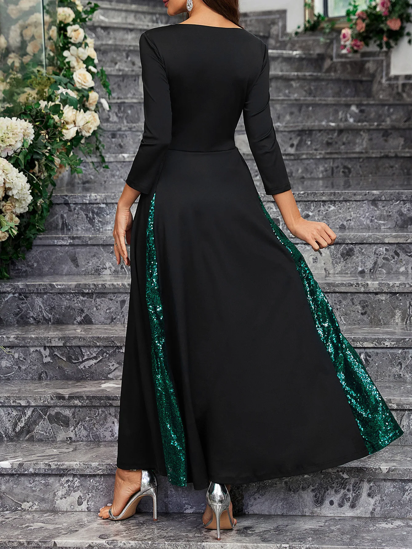 Lady muslim woman mom party dress embroidery madan morocco dubai abayas kaftan islamic avant-garde arab evening dress long skirt