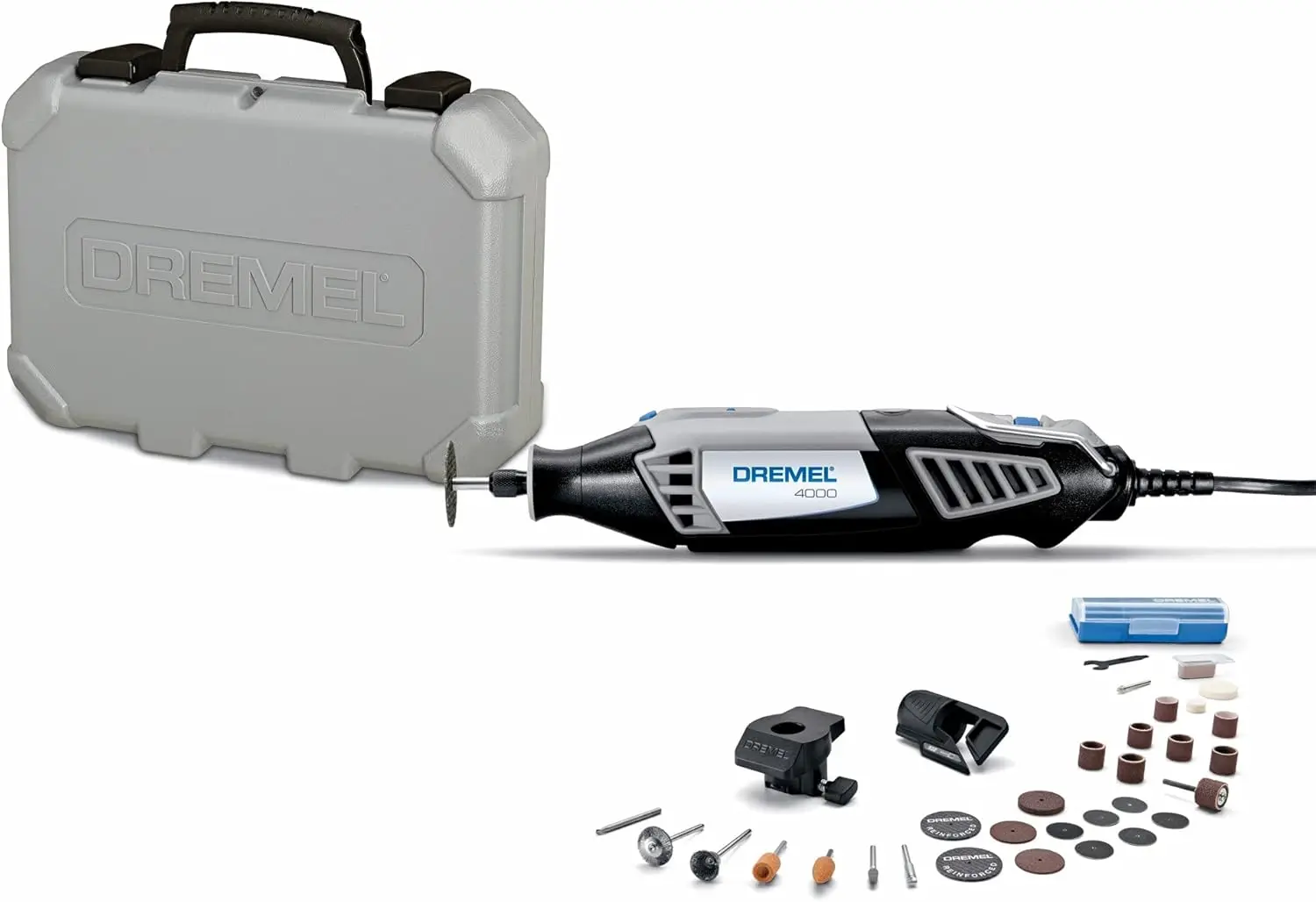 Dremel 4000-2/30 Variable Speed Rotary Tool Kit - 2 Attachments & 30 Accessories - Perfect For Cutting, Detail Sanding,