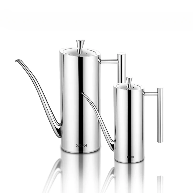 

304 stainless steel olive oil bottle vinegar juice dispenser Household food grade large capacity oil storage kitchen accessories