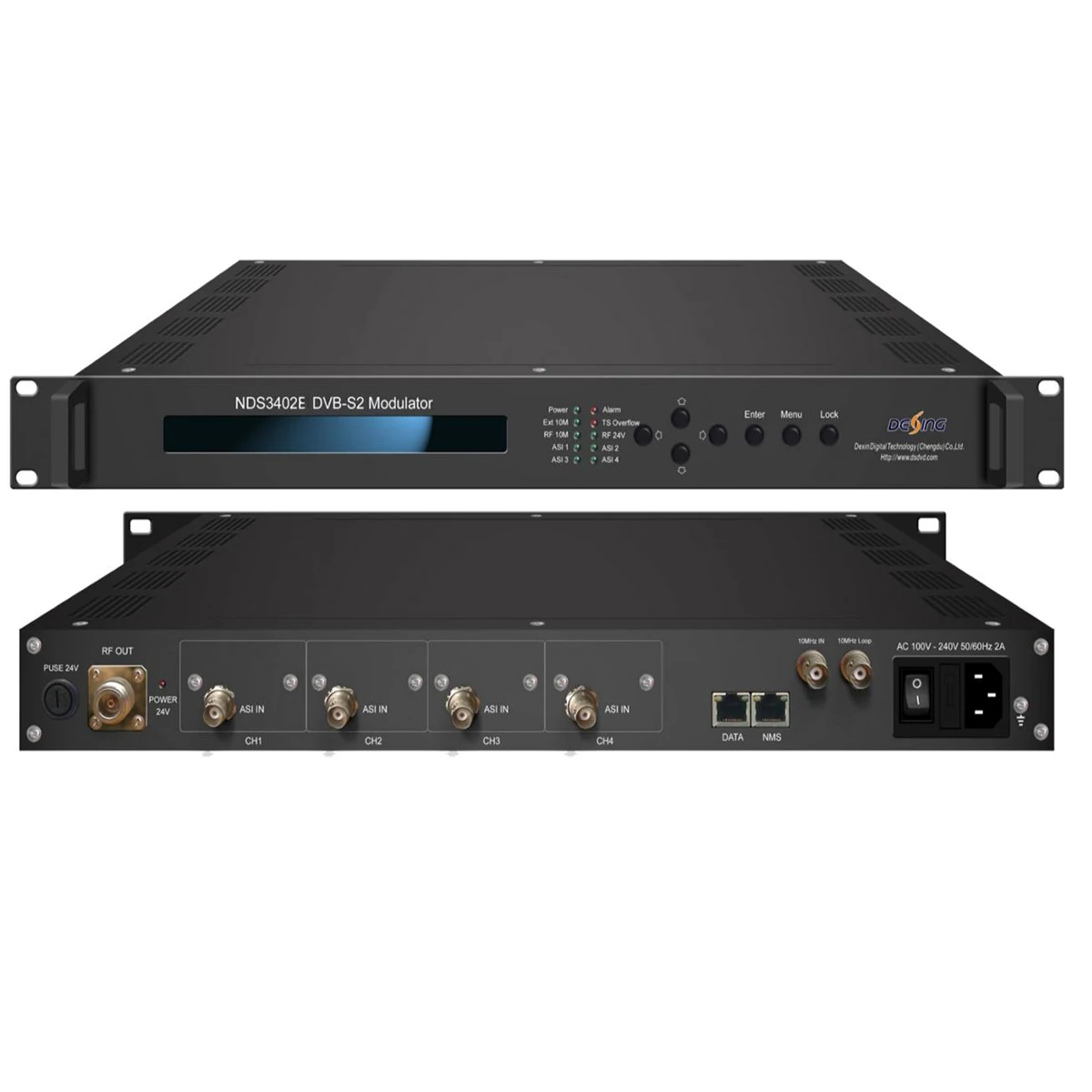 

DVB-S dvb-s2 modulator IP ASI to RF direct broadcast operation TV system front-end satellite digital modulator for broadcasting